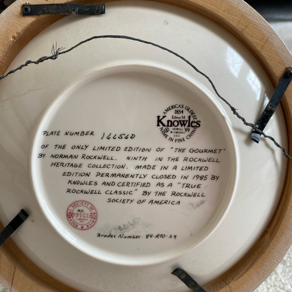 Absolutely Gorgeous, Limited Edition Norman Rockwell Plates! Beautiful Frames! - Picture 9 of 9